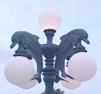 dolphin street lamp