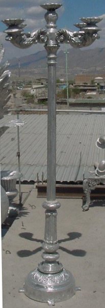 patio lamp post with free standing base
