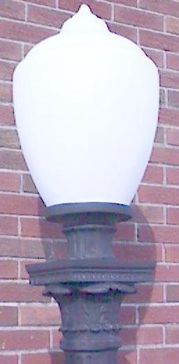presidential street lamp capital and globe