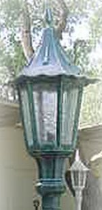antique light fixture
