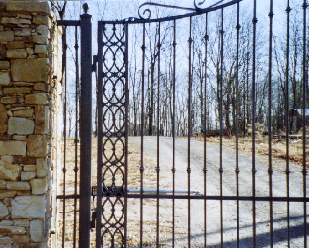 cast iron entry gate