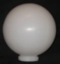 10 inch round lamp post globe