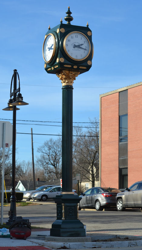 four dial street clock