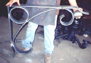 wrought iron support bracket