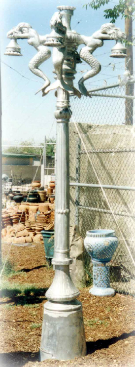 mermaid street lamps