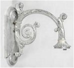 italian cast aluminum lamp