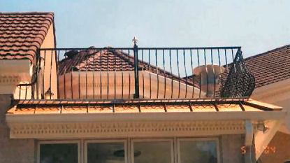 ornamental aluminum railing