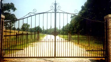 wrought iron gate