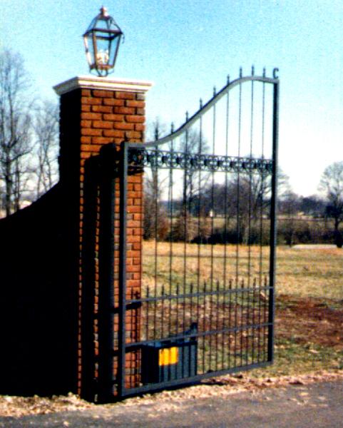 wrought iron gate