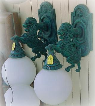 lion outdoor lighting