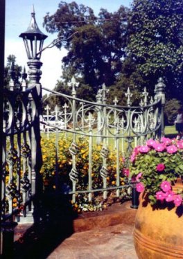 wrought iron fences