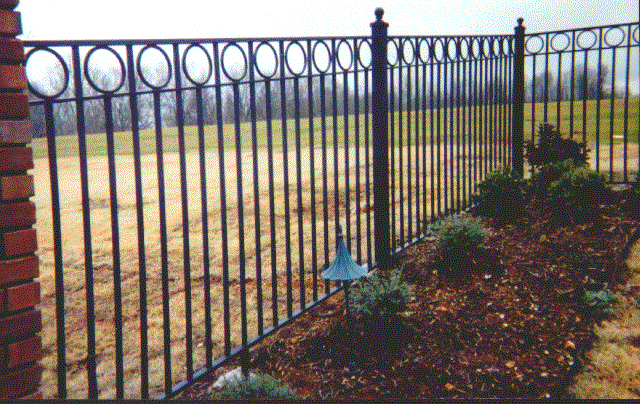 ornamental iron fence